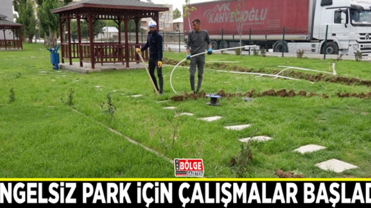 Atık malzemelerden engelsiz park için çalışmalar başladı