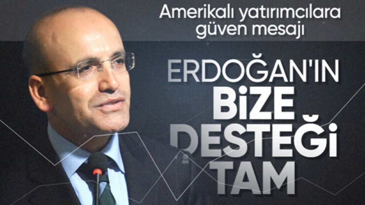 Bloomberg, Şimşek'in ABD'li yatırımcılarla görüşmesini yazdı: Erdoğan'ın desteği tam