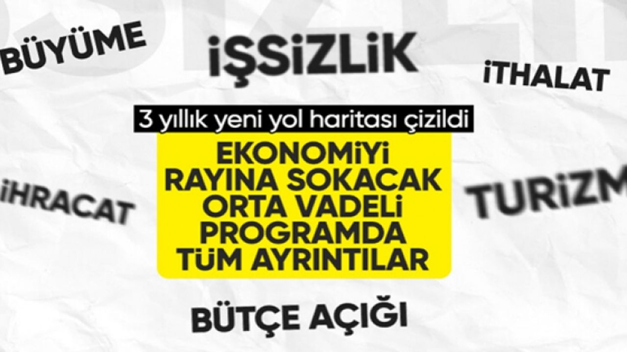 Cevdet Yılmaz Orta Vadeli Program'ın sunumunu yaptı