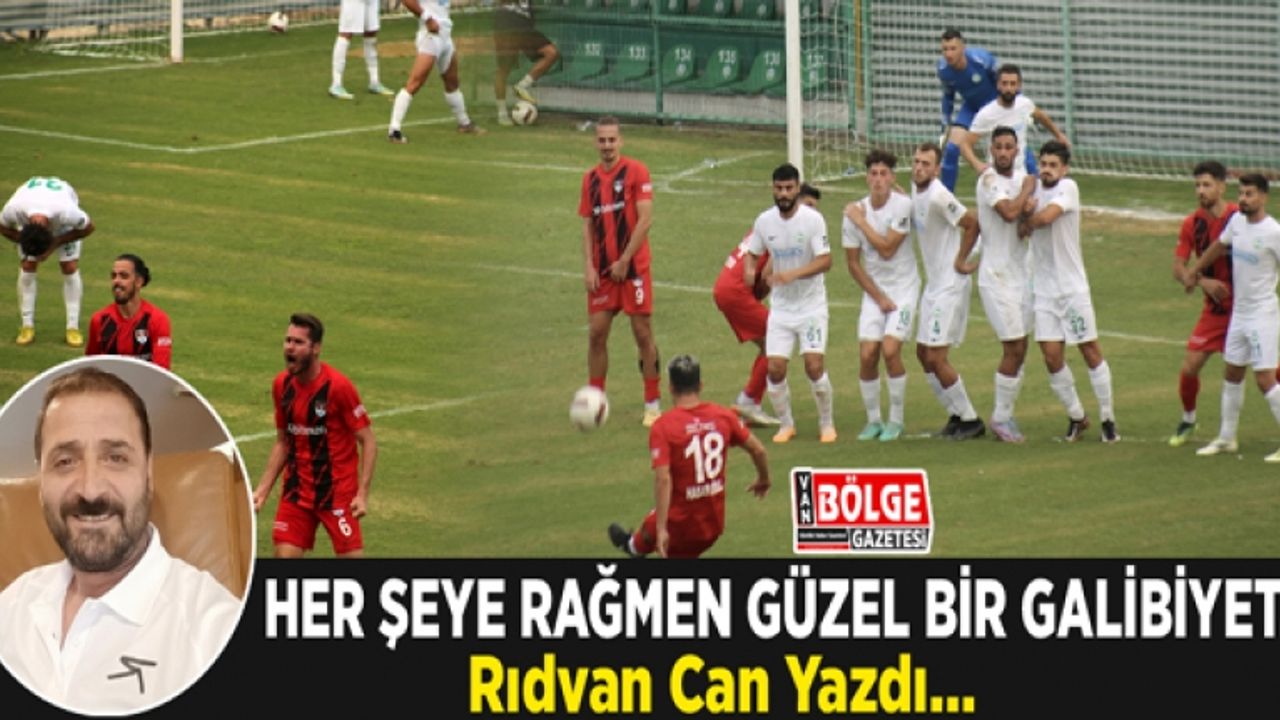 Her şeye rağmen güzel bir galibiyet...
