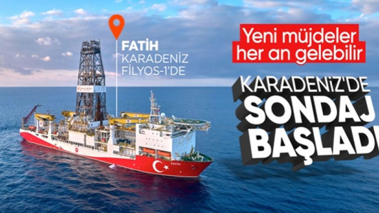 Karadeniz'de yeni lokasyon! Fatih Sondaj Gemisi Filyos-1 kuyusunda faaliyete başladı