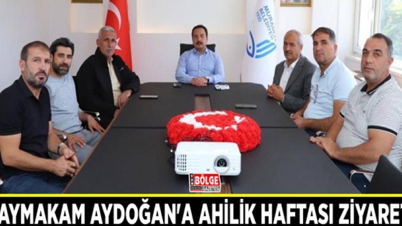 Kaymakam Aydoğan'a Ahilik Haftası ziyareti