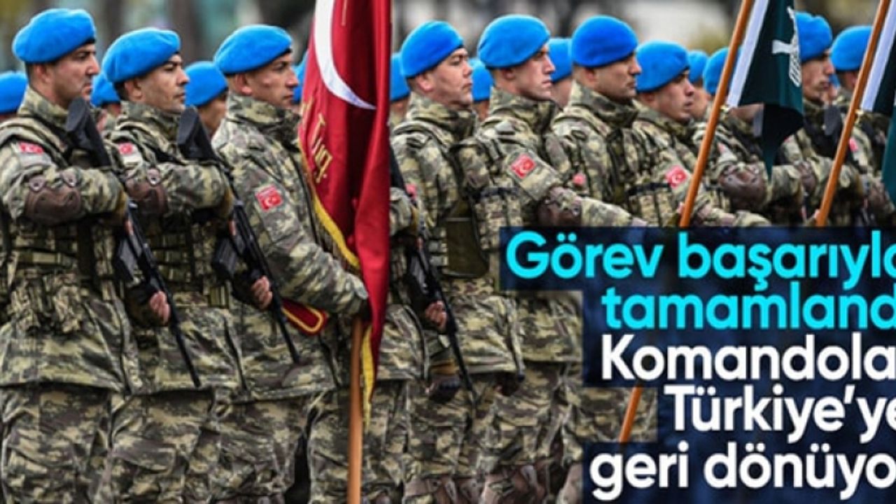 Kosova'ya gönderilen Türk komandoları geri dönüyor