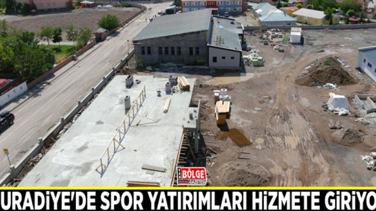 Muradiye'de spor yatırımları hizmete giriyor