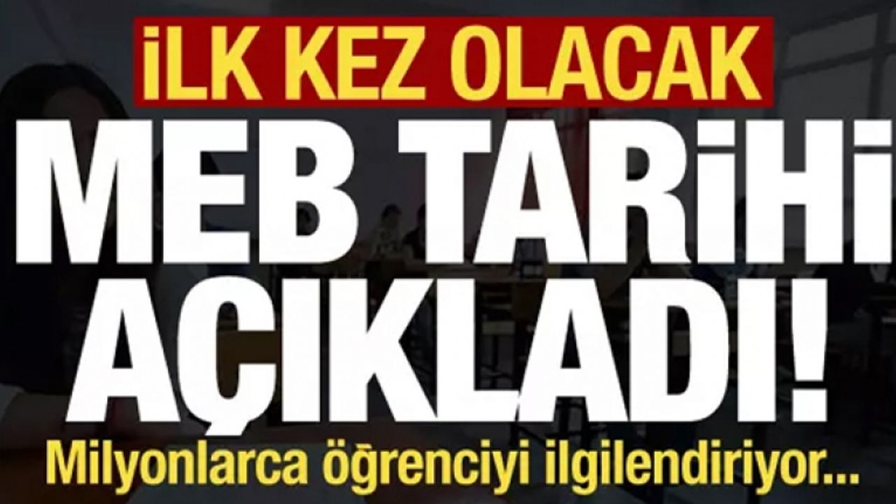 Ortaokul ve liselerde sınav tarihleri belli oldu