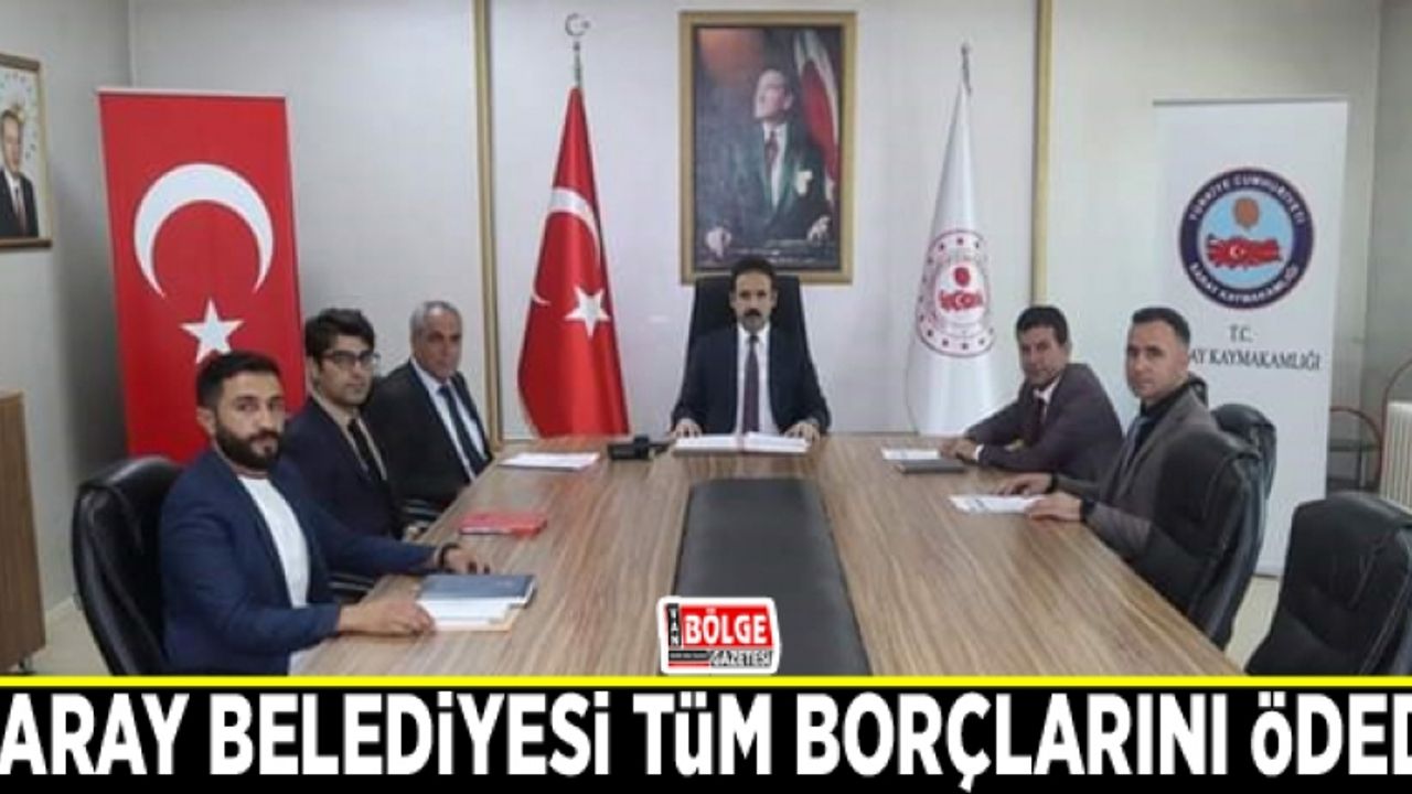Saray Belediyesi tüm borçlarını ödedi
