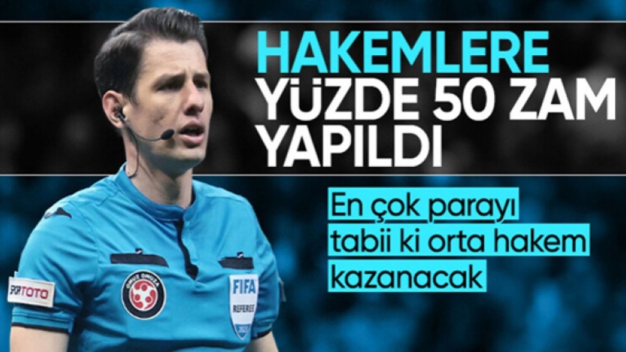 TFF'den hakemlere büyük müjde! İstedikleri oldu