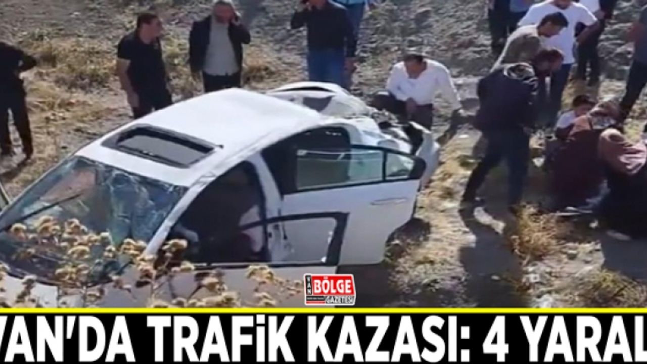 Van'da trafik kazası: 4 yaralı