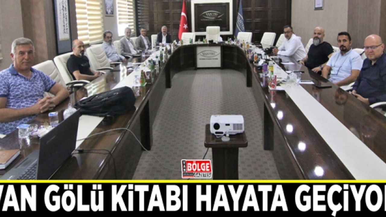 Van Gölü Kitabı hayata geçiyor
