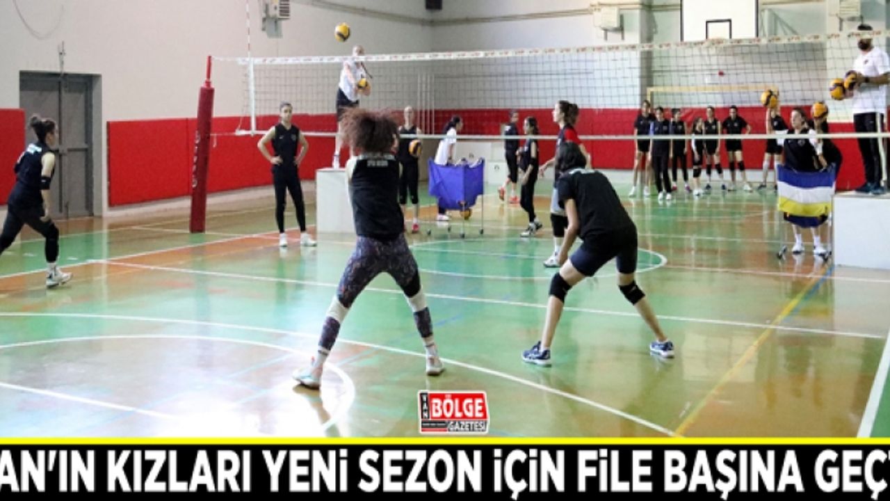 Van'ın kızları yeni sezon için file başına geçti