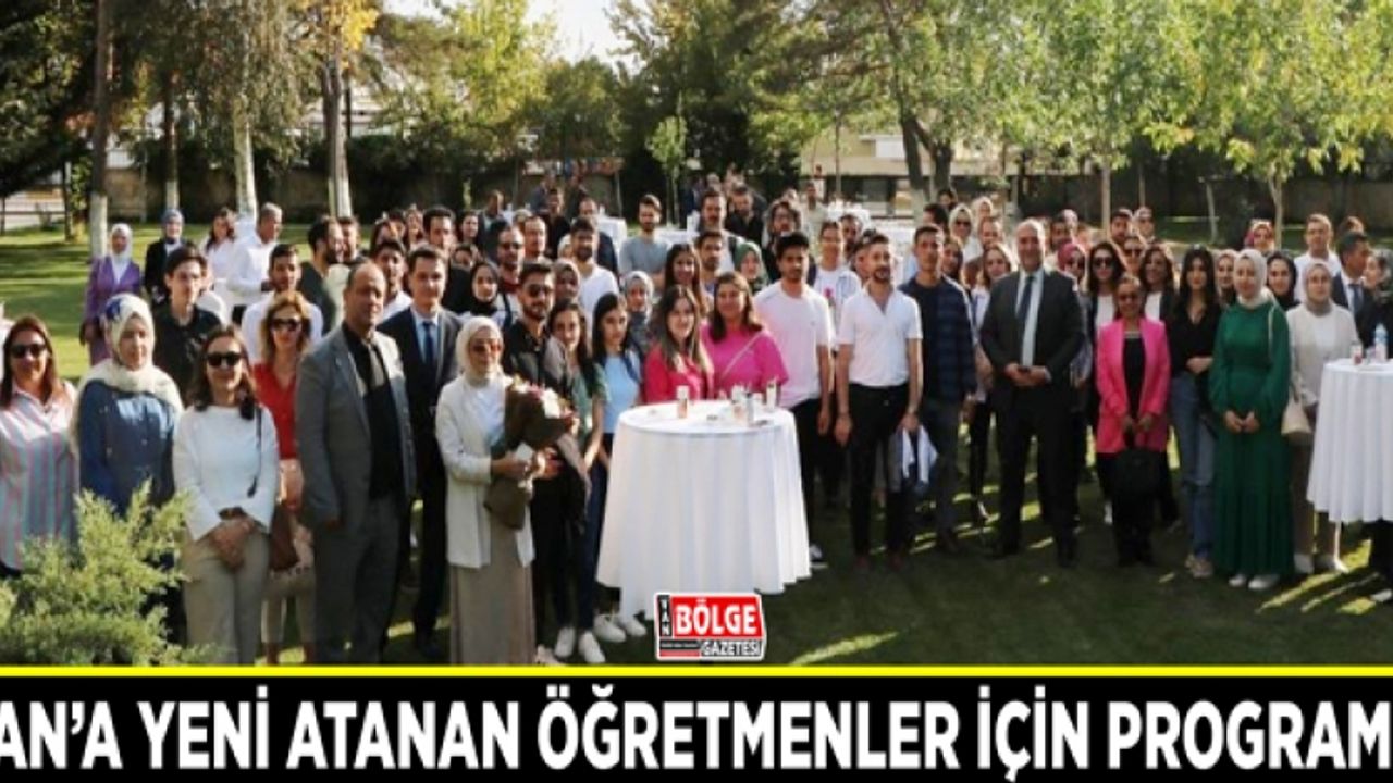 Van’a yeni atanan öğretmenler için program…