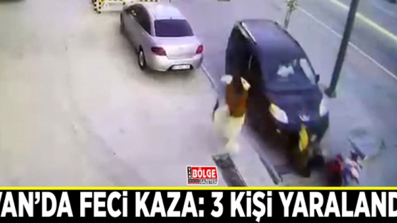 Van’da feci kaza: 3 kişi yaralandı