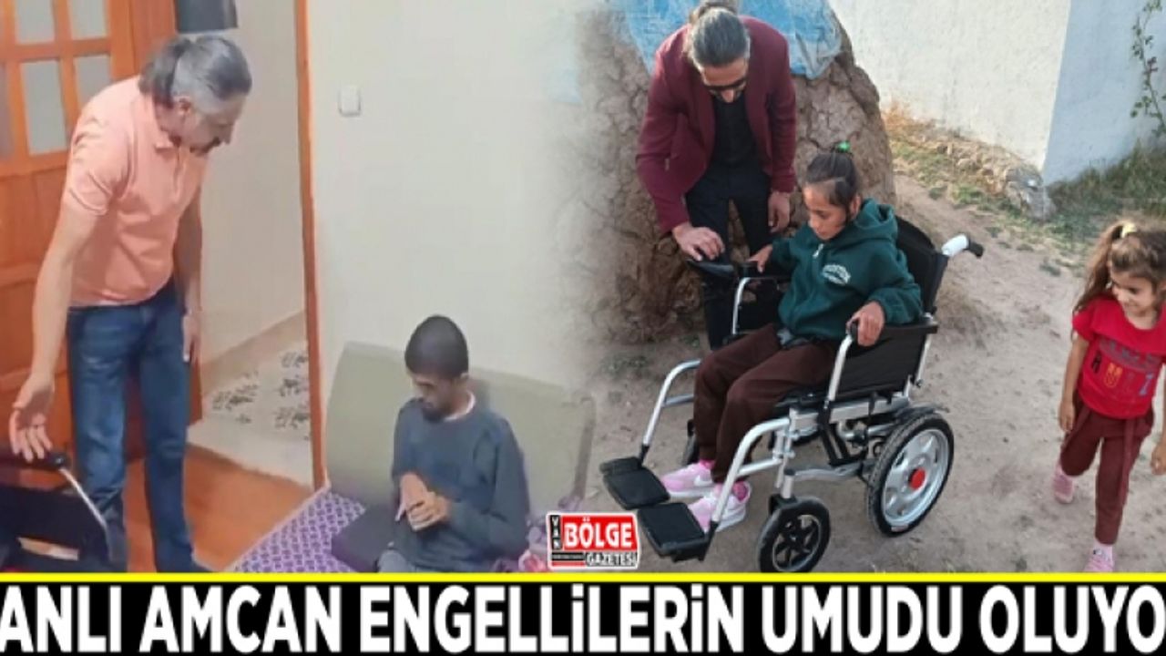 Vanlı Amcan engellilerin umudu oluyor