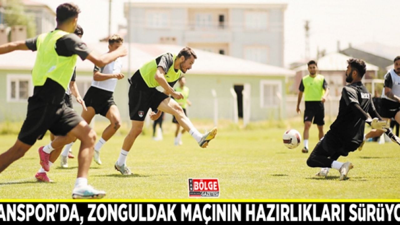 Vanspor'da, Zonguldak maçının hazırlıkları sürüyor