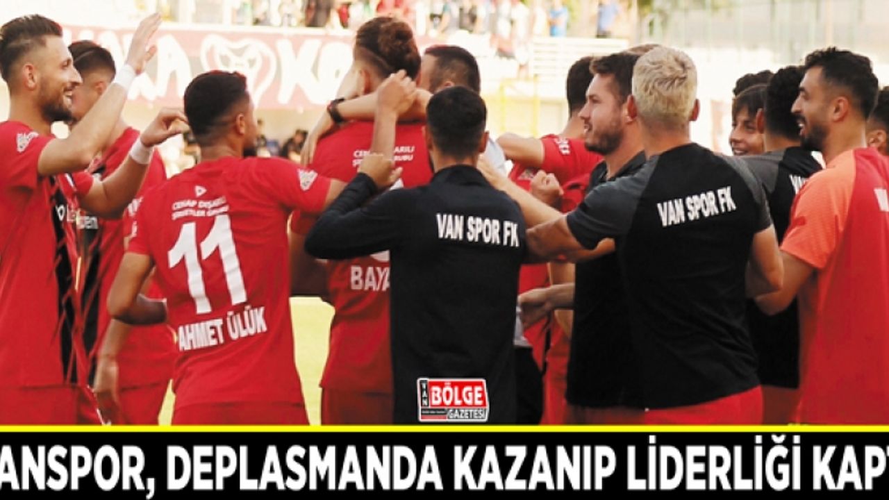 Vanspor, deplasmanda kazanıp liderliği kaptı