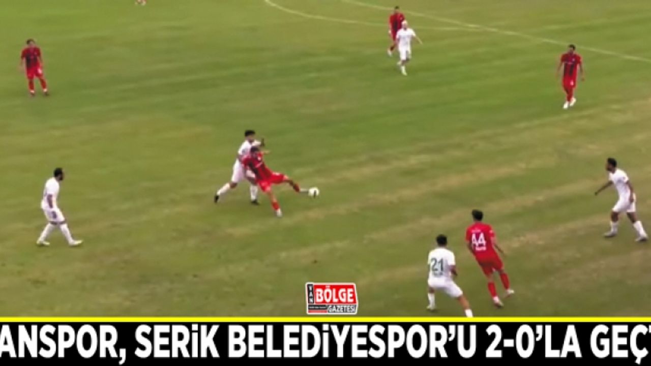 Vanspor, Serik Belediyespor’u 2-0’la geçti