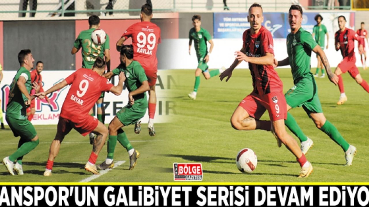 Vanspor'un galibiyet serisi devam ediyor