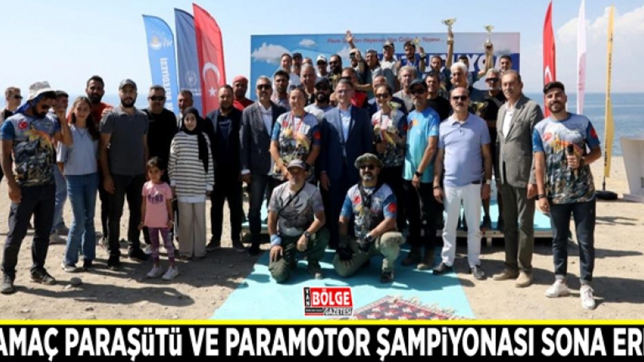 Yamaç Paraşütü ve Paramotor Şampiyonası sona erdi