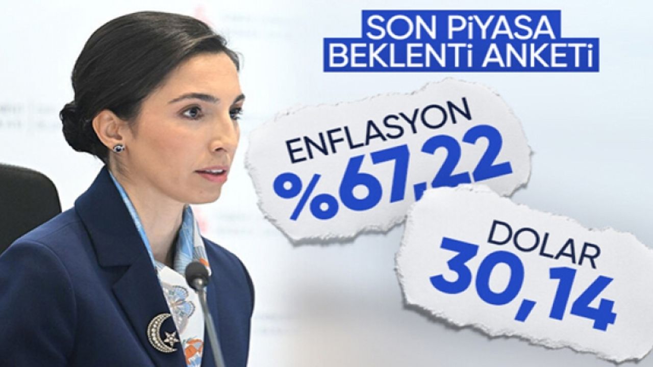 Yıl sonu enflasyon beklentisi: Yüzde 67,22