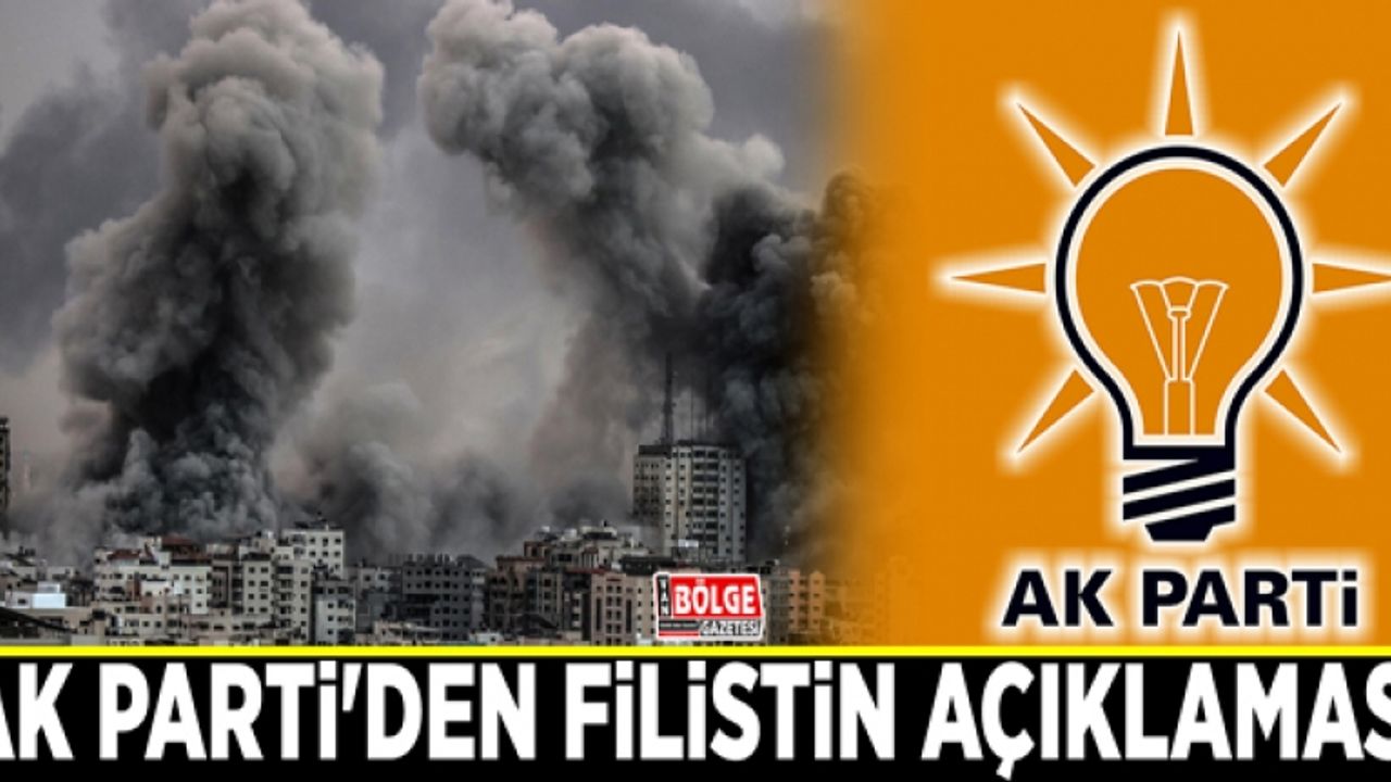 AK Parti'den Filistin açıklaması
