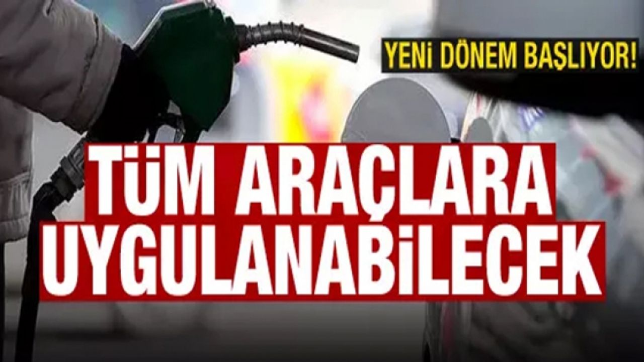 Akaryakıtta yeni dönem! Ulusal Taşıt Tanıma Sistemi devreye giriyor