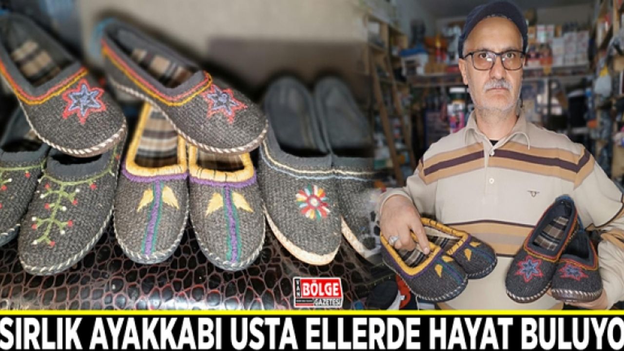 Asırlık ayakkabı usta ellerde hayat buluyor
