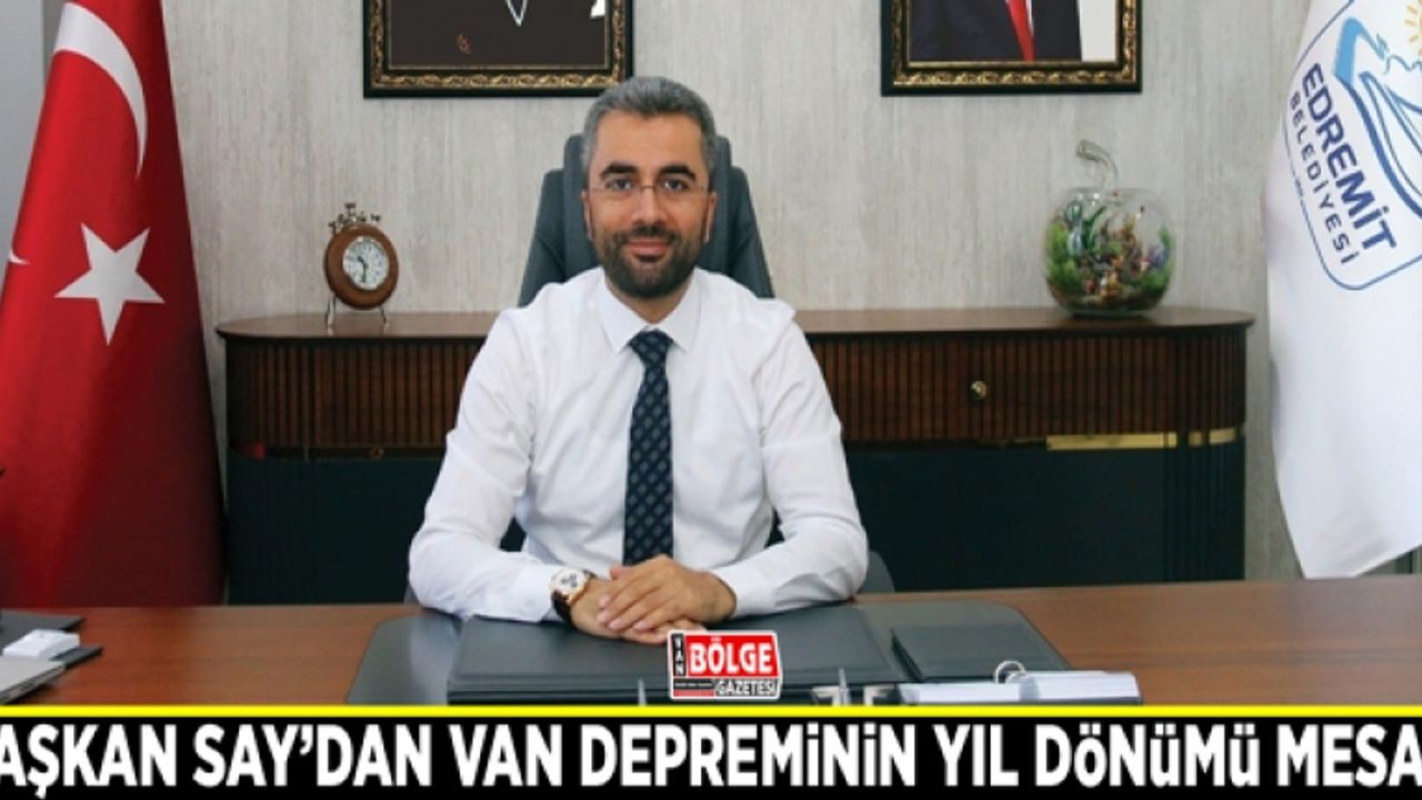 Başkan Say’dan 23 Ekim Van depreminin yıl dönümü mesajı