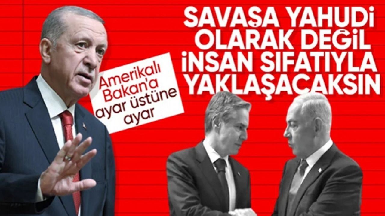 Cumhurbaşkanı Erdoğan'dan ABD Dışişleri Bakanı'na sert tepki!