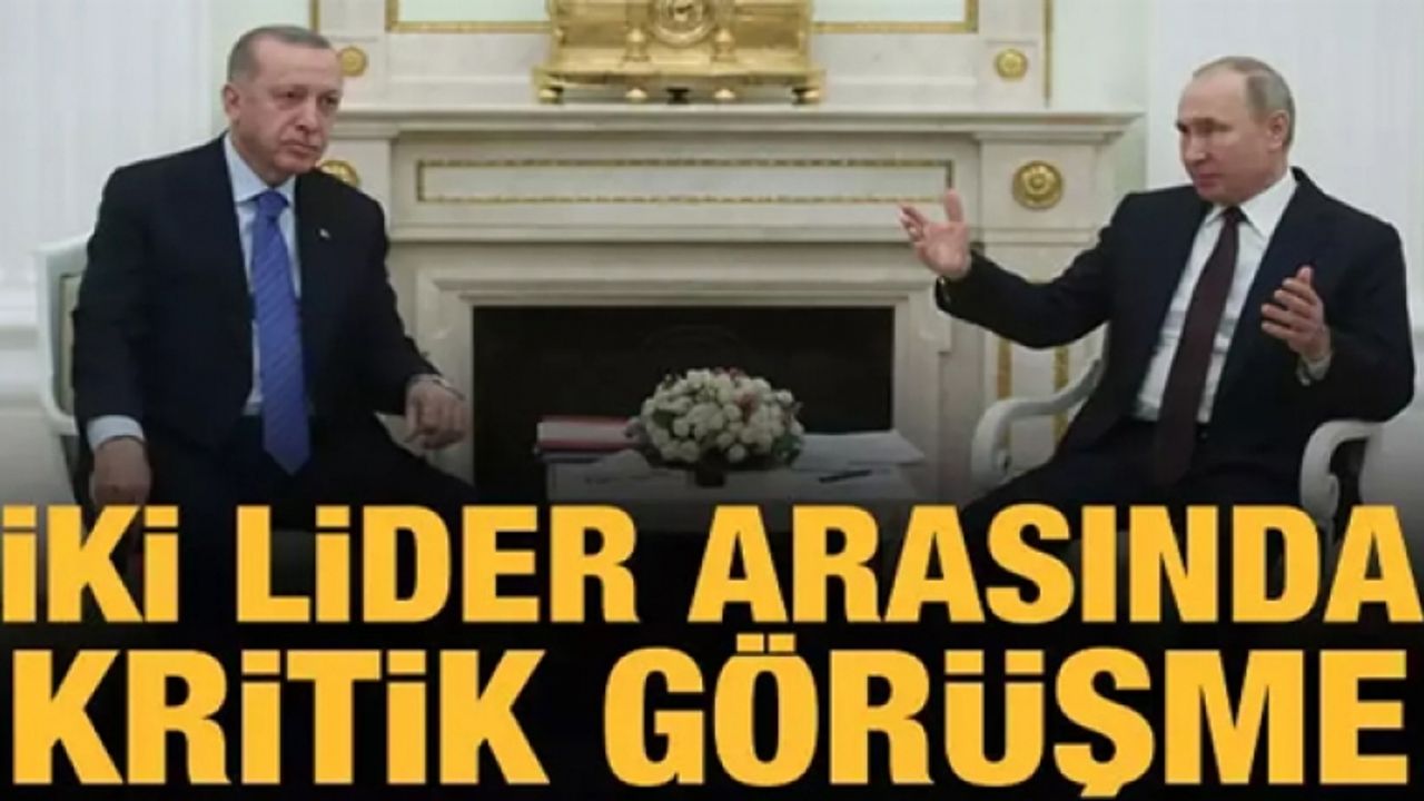 Cumhurbaşkanı Erdoğan, Rusya Devlet Başkanı Putin ile görüştü
