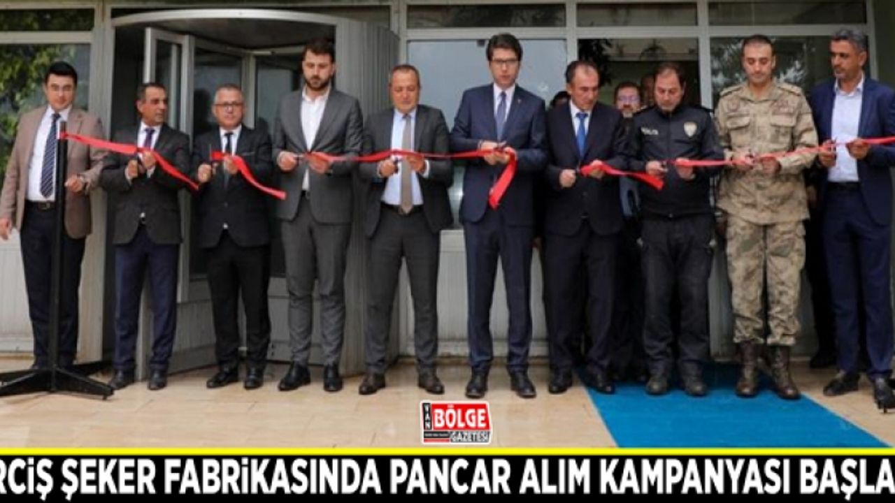 Erciş Şeker Fabrikası'nda pancar alım kampanyası başladı