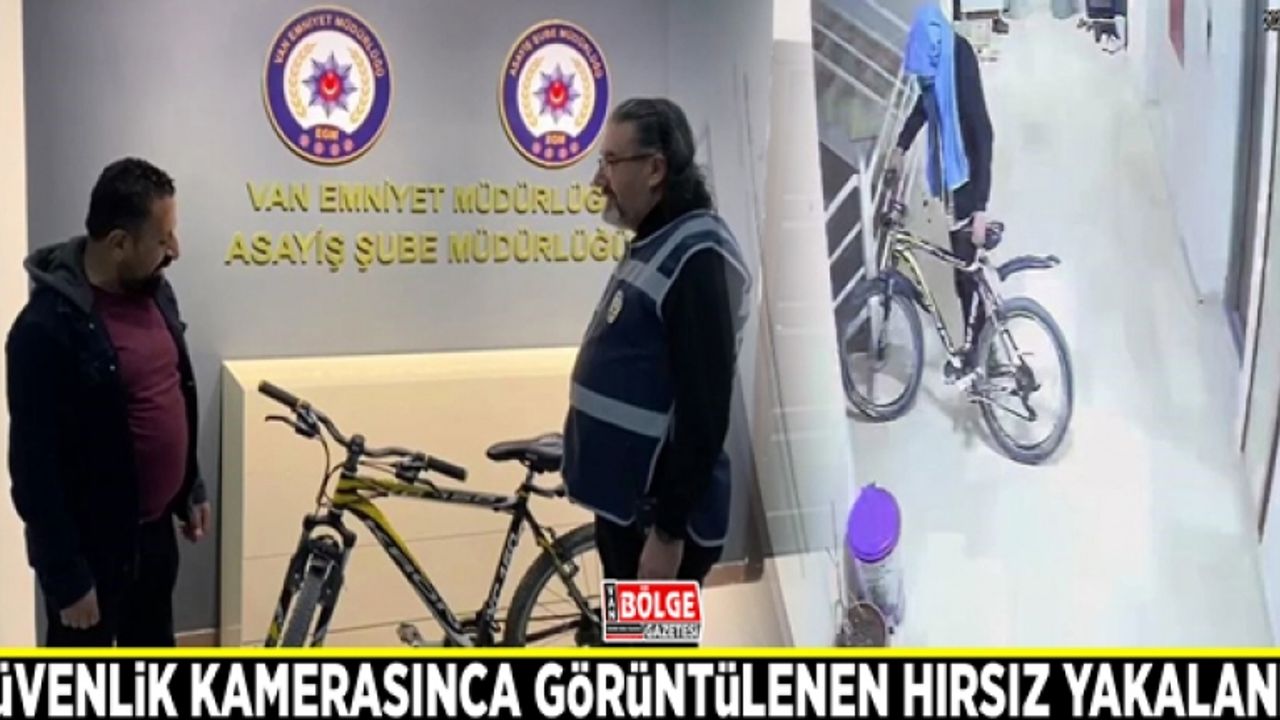 Güvenlik kamerasınca görüntülenen hırsız yakalandı