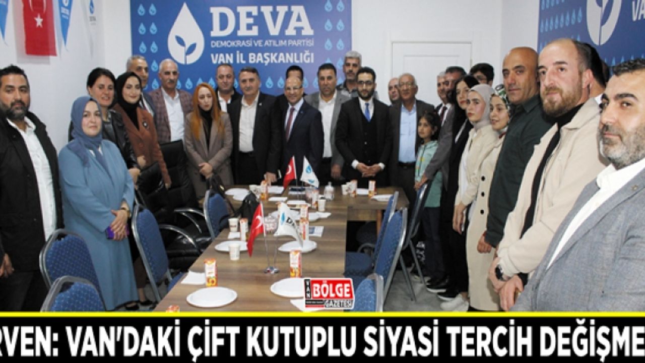 İrven: Van'daki çift kutuplu siyasi tercih değişmeli