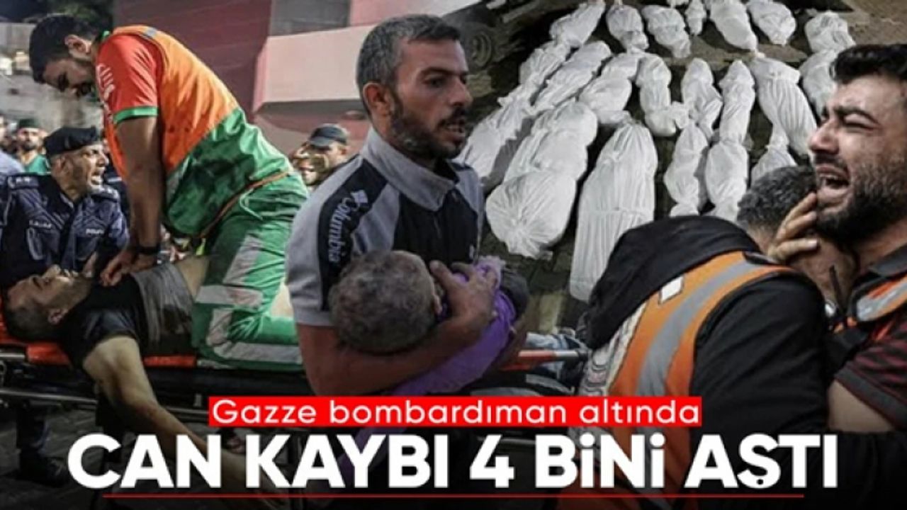 İsrail'in Gazze bombardımanı sürüyor: Ölü sayısı 4137'ye çıktı