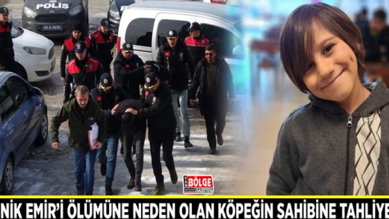 Minik Emir’i ısırarak ölümüne neden olan köpeğin sahibine tahliye kararı