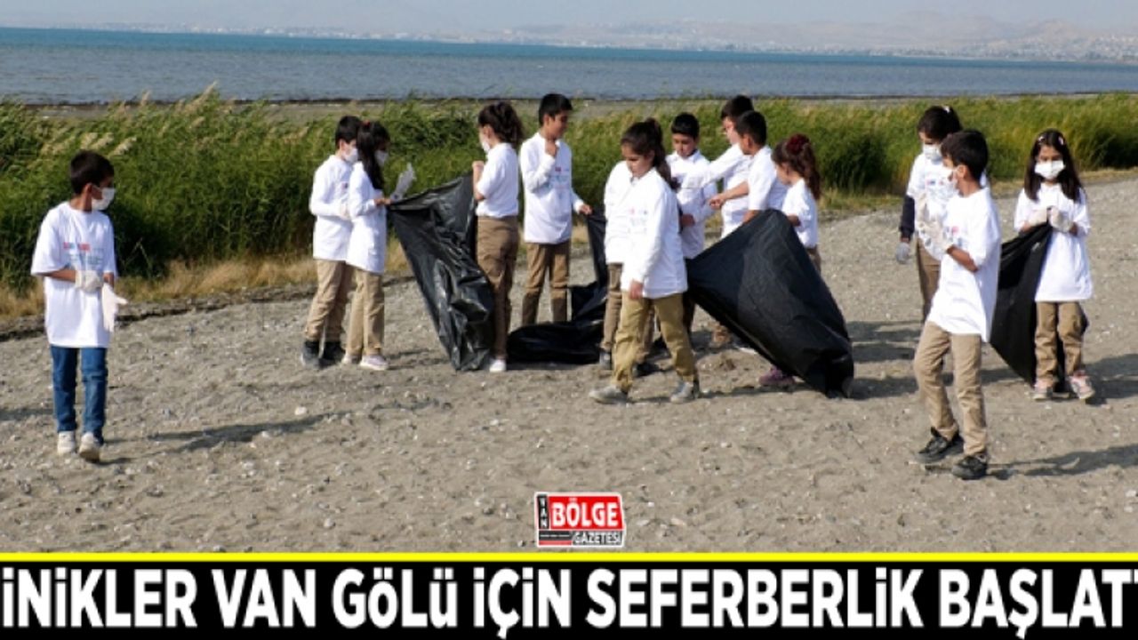 Minikler Van Gölü için seferberlik başlattı