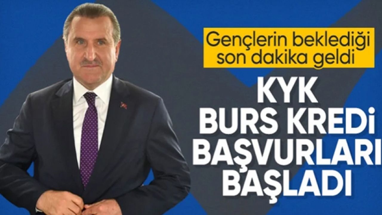 Osman Aşkın Bak duyurdu! GSB Burs ve Öğrenim Kredisi başvuruları başladı