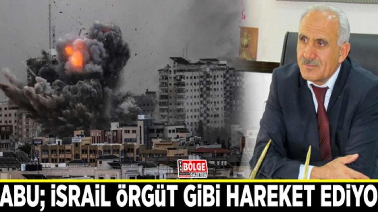 Şabu: İsrail örgüt gibi hareket ediyor