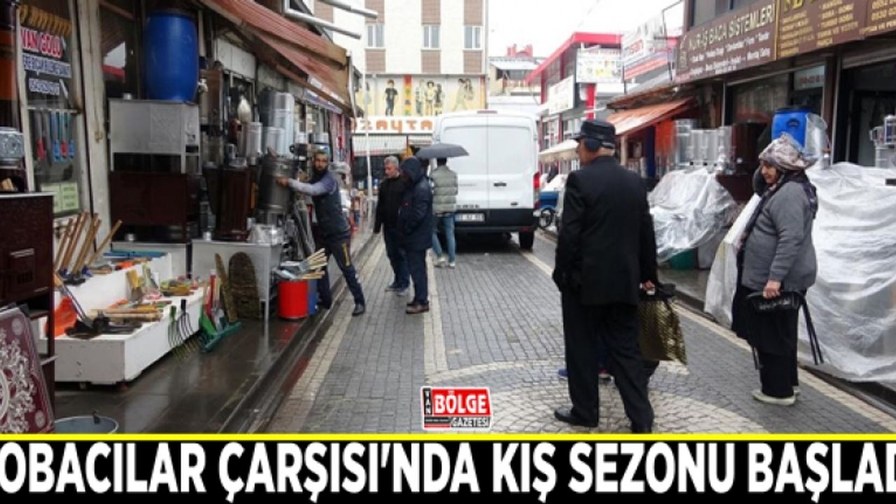 Sobacılar Çarşısı'nda kış sezonu başladı
