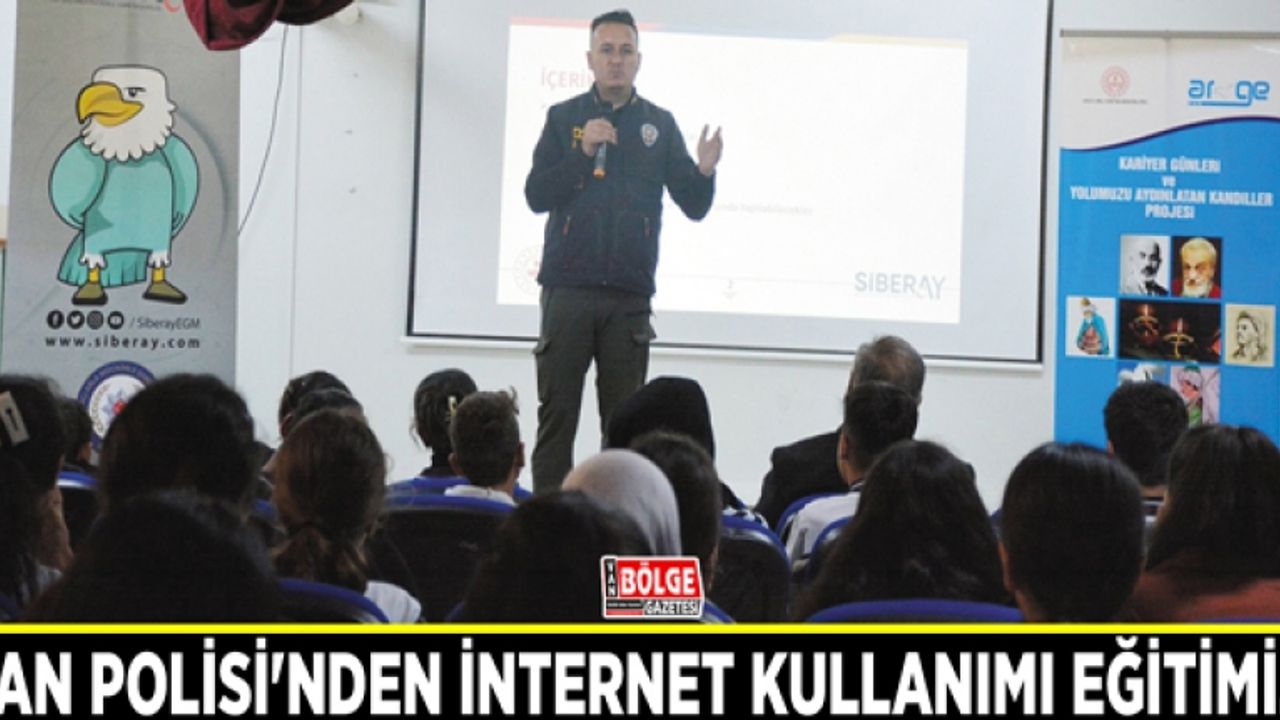 Van Polisi'nden internet kullanımı eğitimi…