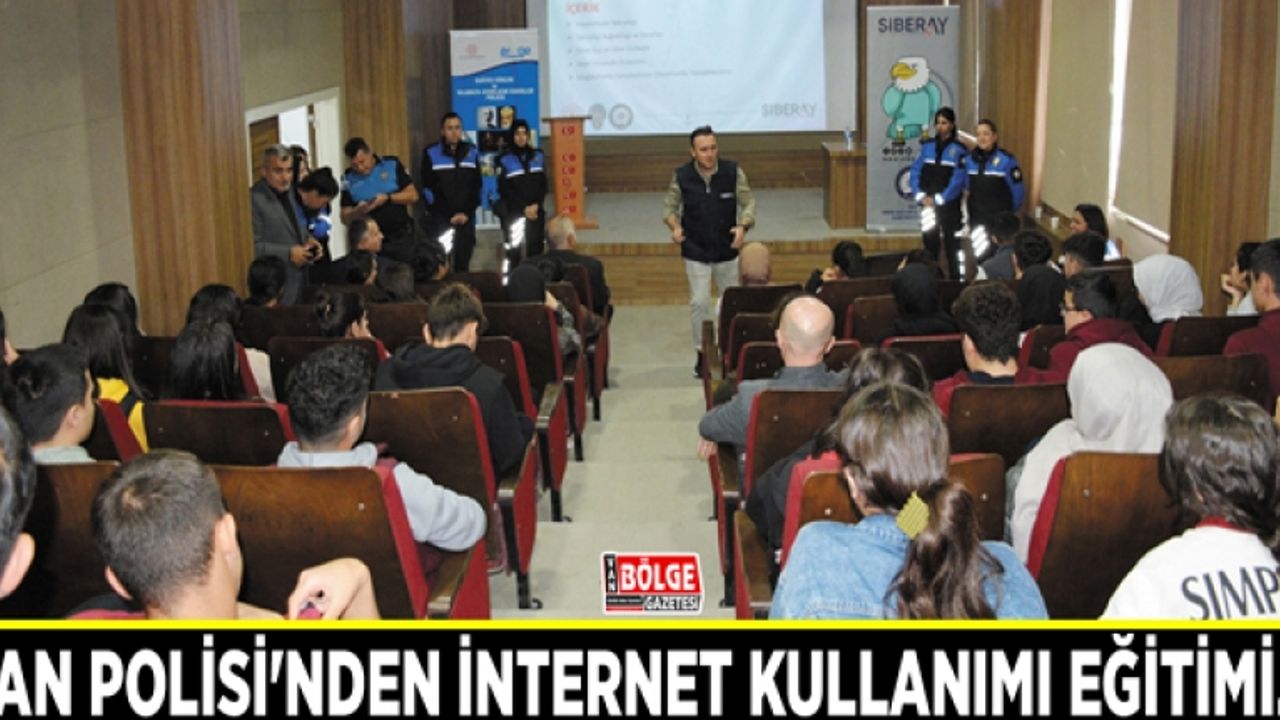 Van Polisi'nden internet kullanımı eğitimi…