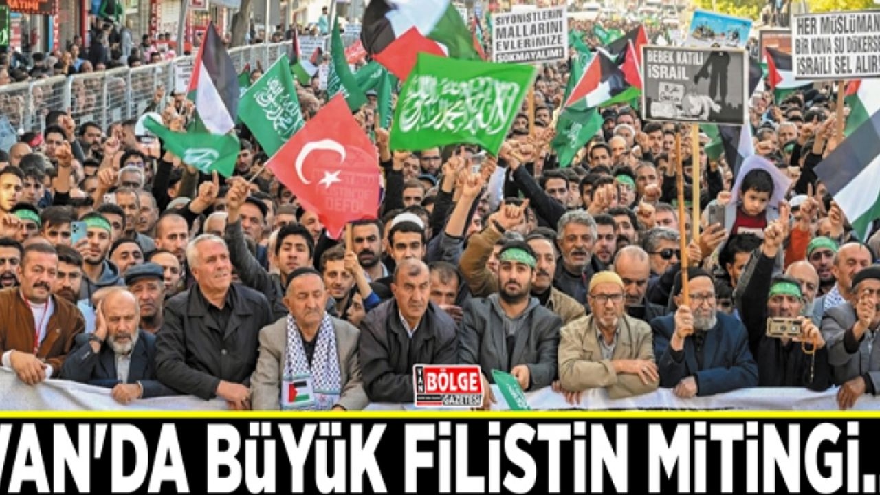 Van yine Filistin’in yanında