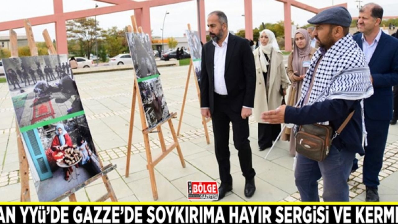 Van YYÜ’de Gazze’de soykırıma hayır sergisi ve kermes