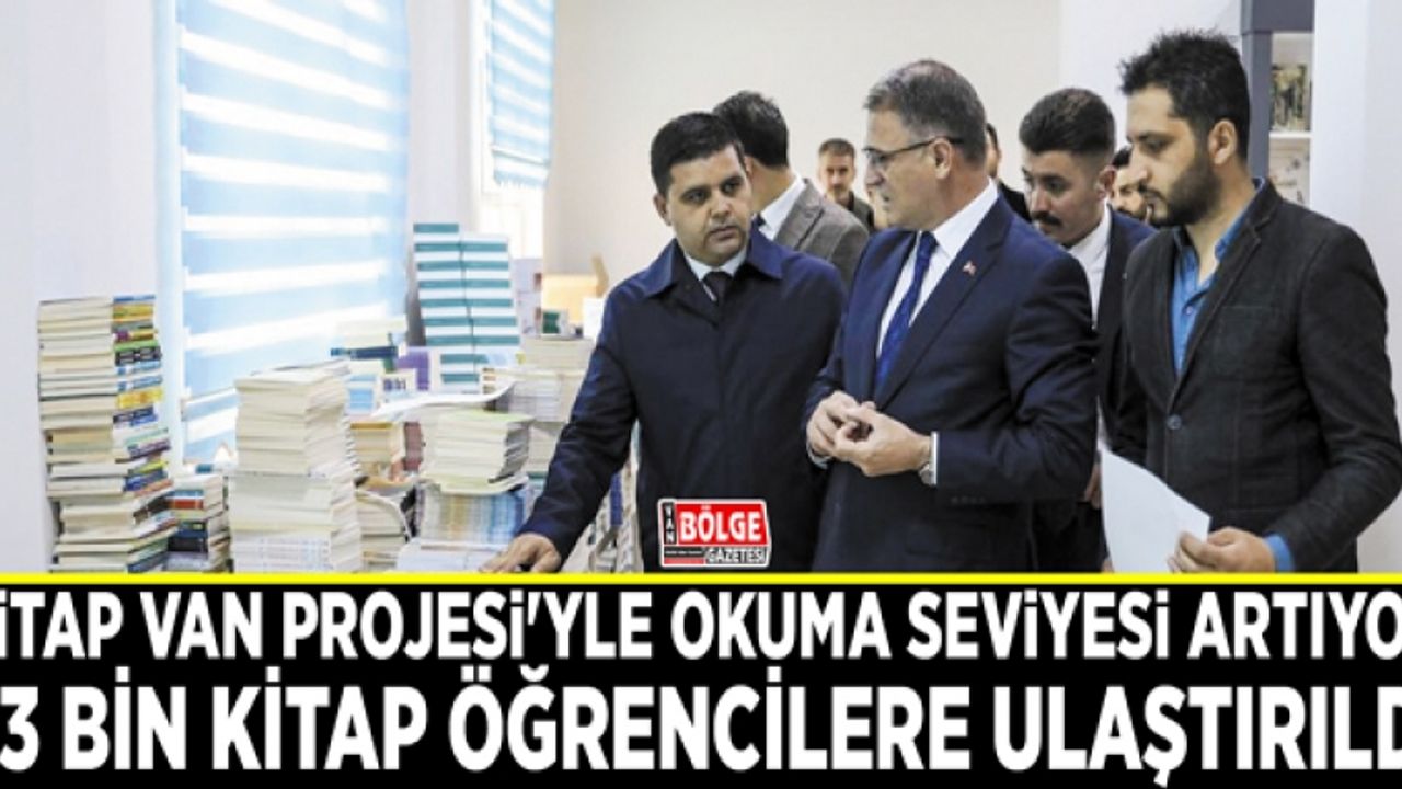 Van’da 93 bin kitap öğrencilere ulaştırıldı