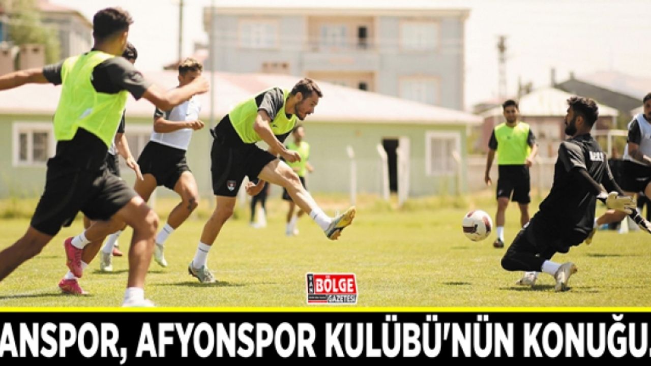 Vanspor, Afyonspor Kulübü'nün konuğu…