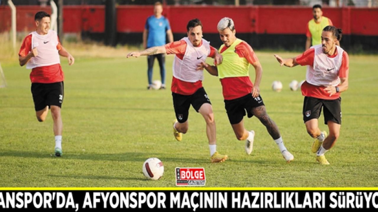 Vanspor'da, Afyonspor maçının hazırlıkları sürüyor