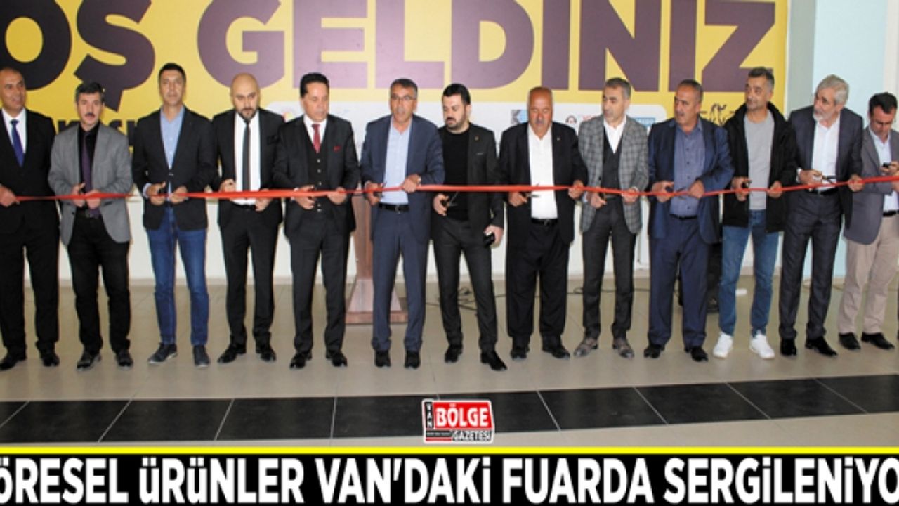 Yöresel ürünler Van'daki fuarda sergileniyor