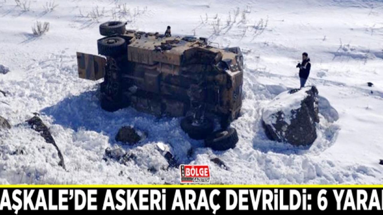 Başkale’de askeri araç devrildi: 6 yaralı