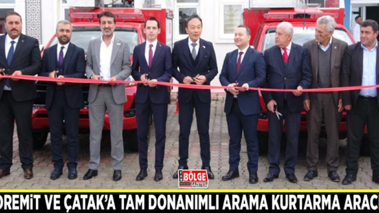 Edremit ve Çatak’a tam donanımlı arama kurtarma aracı…
