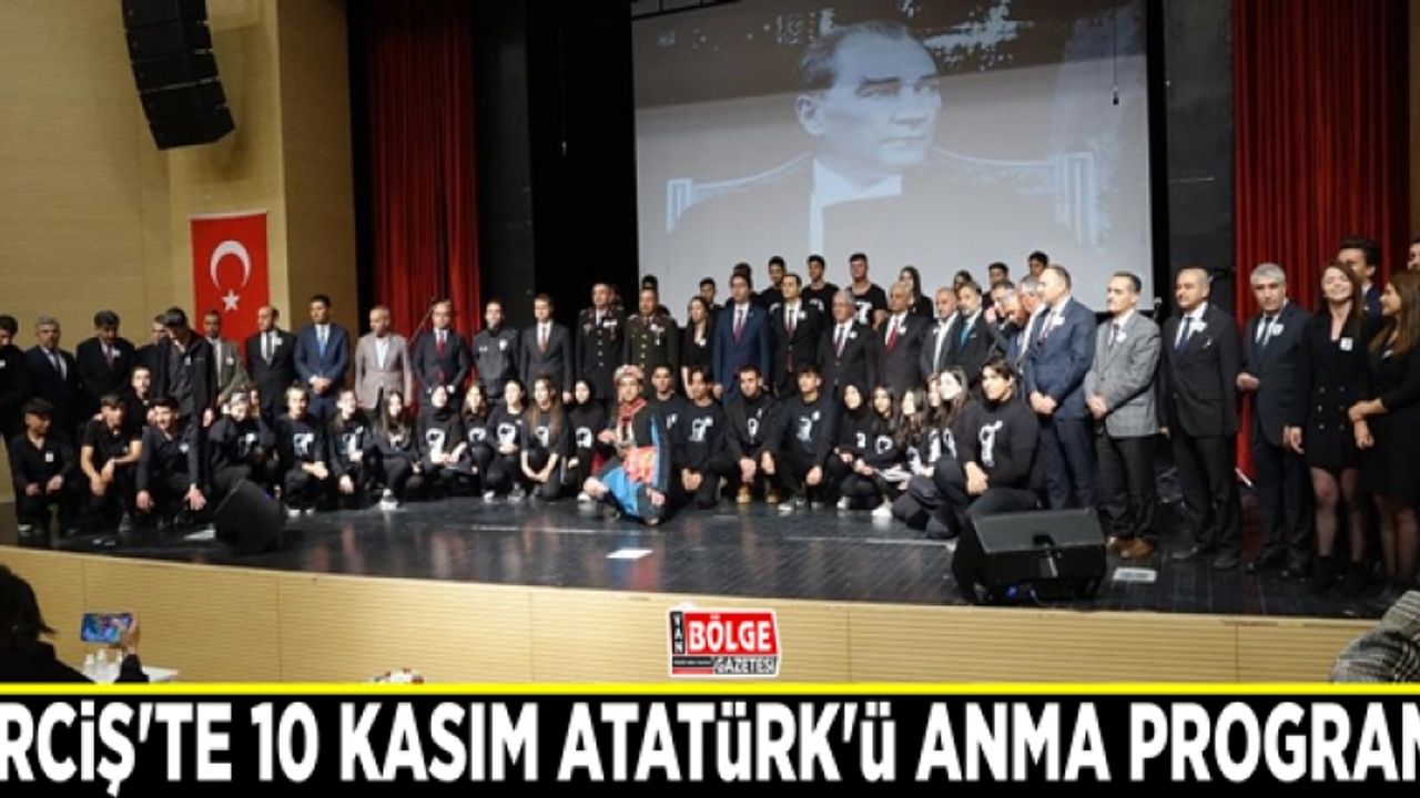 Erciş'te 10 Kasım Atatürk'ü anma programı