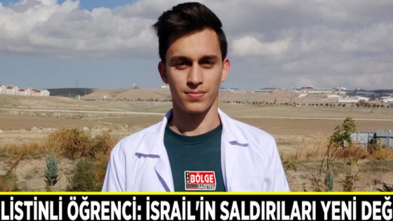 Filistinli öğrenci: İsrail'in saldırıları yeni değil